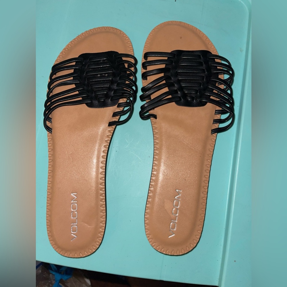 Volcom Womens Black Sandals